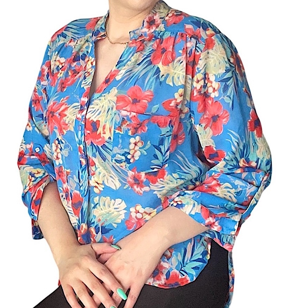 🥏Blue Blouse